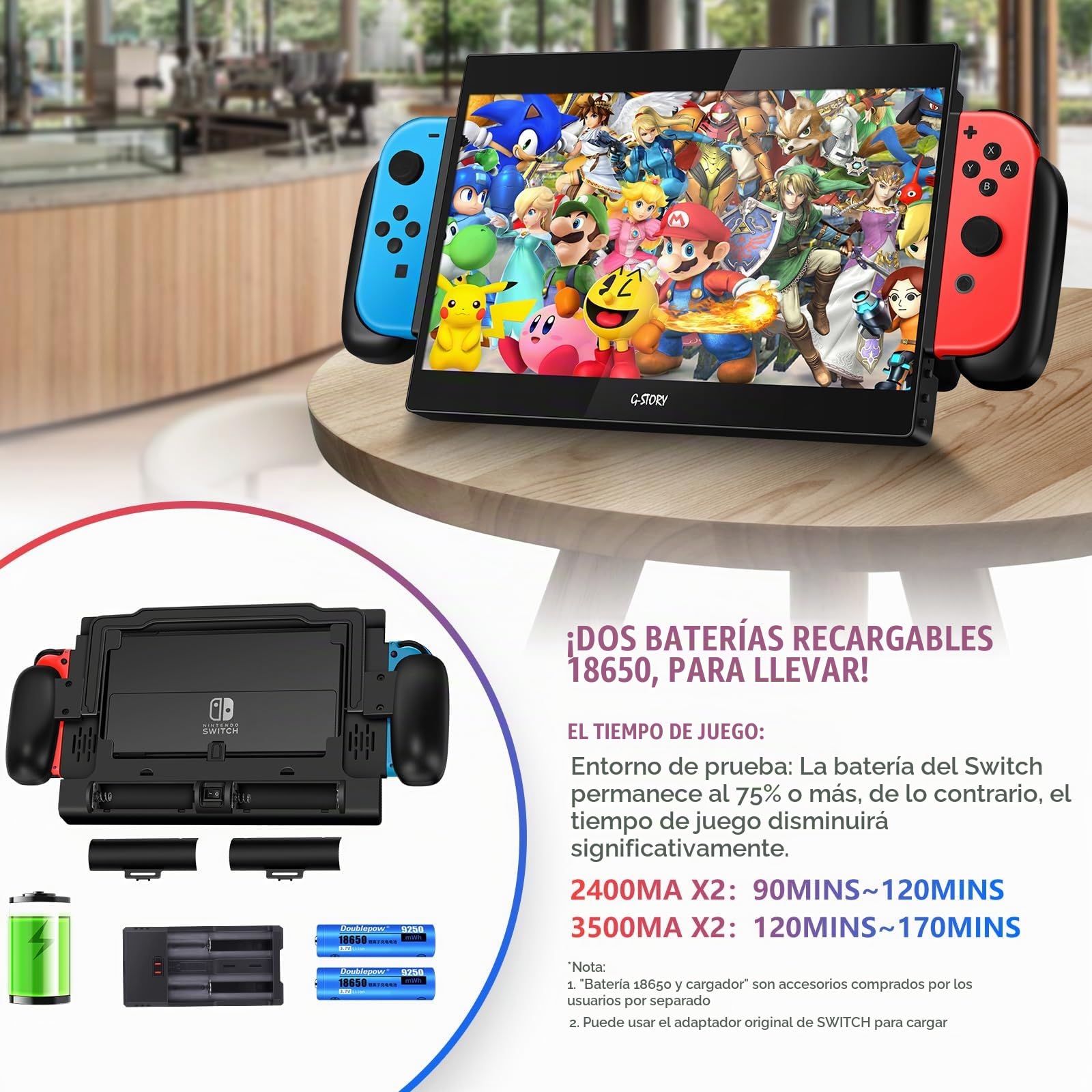Amazon.com: G-STORY - Monitor portátil de 10.1 pulgadas para